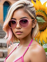 The 18 year old Dominican girl stands out in Cusco's vibrant streets